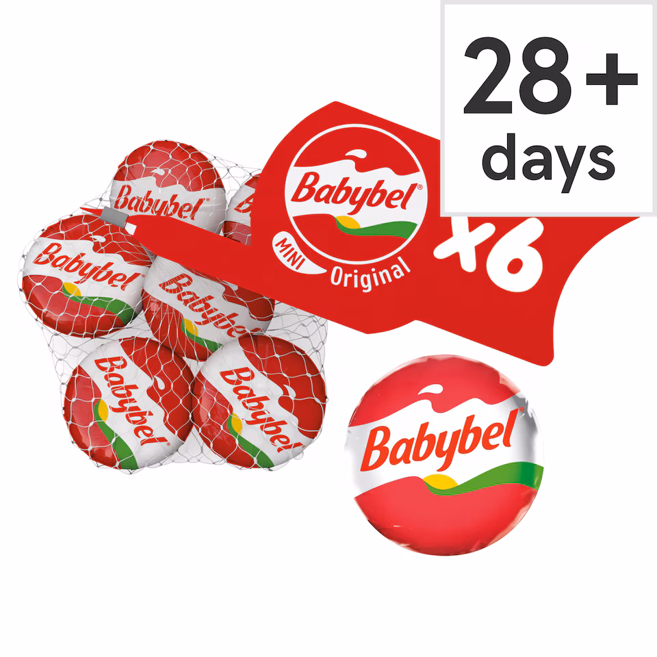 Mini Babybel Original Cheese 6 Pack, 120 G