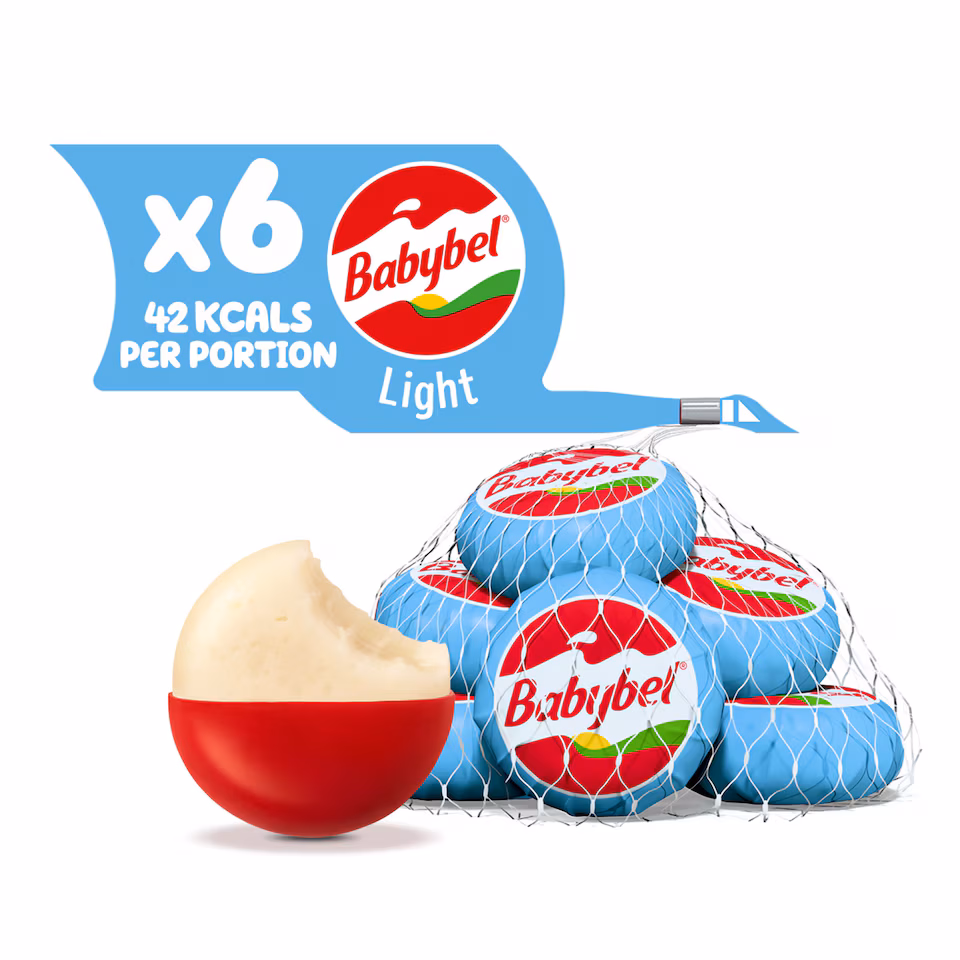 Mini Babybel Light Cheese 6 Pack, 120 G