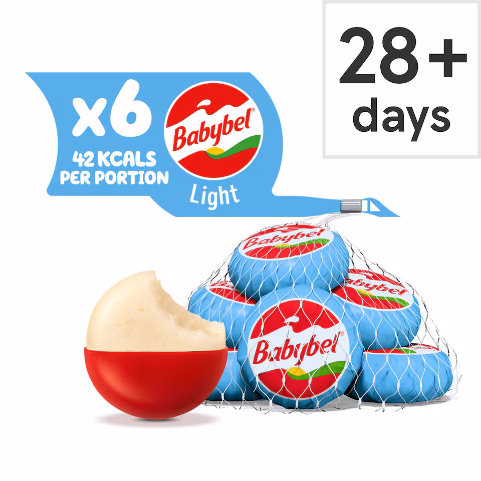 Mini Babybel Light Cheese 6 Pack, 120 G