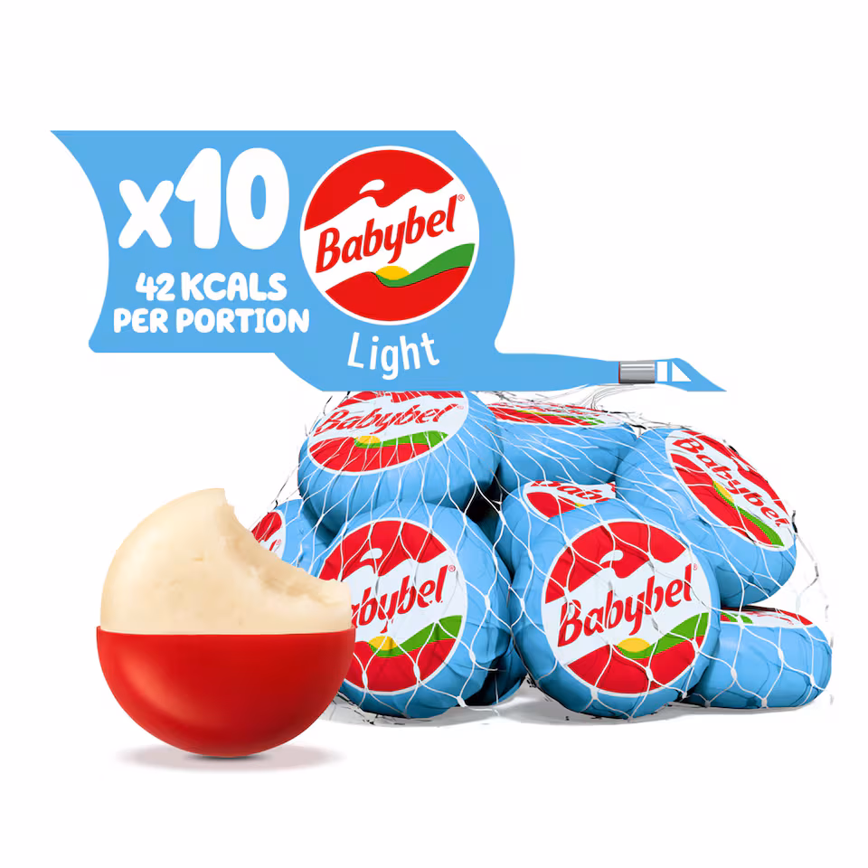 Mini Babybel Light Cheese Snacks 10 X 20G 200G