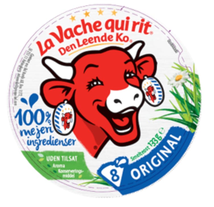 La Vache Qui Rit Smøreost Naturell 8x16,6g
