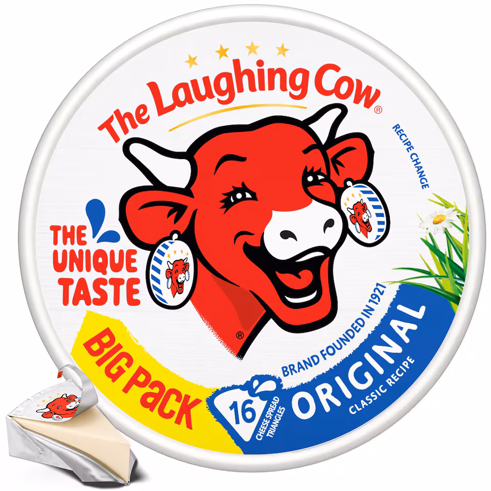 The Laughing Cow Original Cheese Spread Triangles 16 Pack 267g