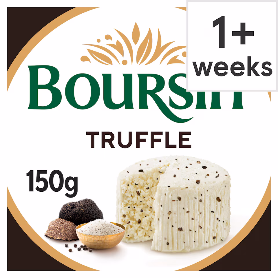 Boursin Truffle Flavoured Soft Cheese 150g