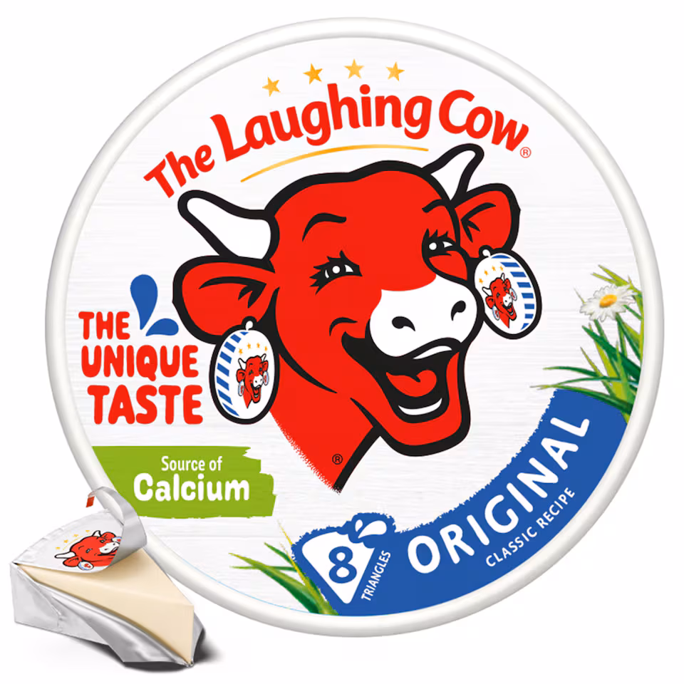 The Laughing Cow Original Cheese Spread Triangles 8 x 120g
