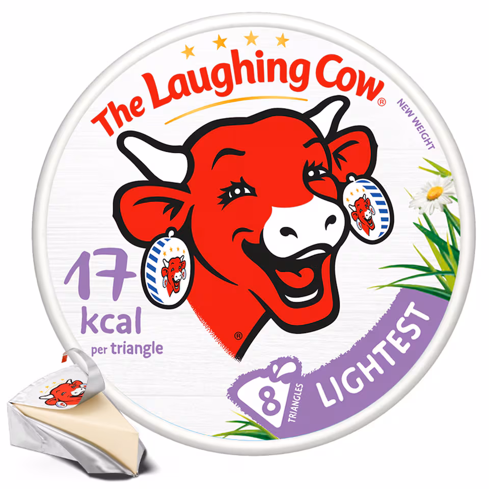 The Laughing Cow  8 Creamy Cheese Spread Lightest 120g