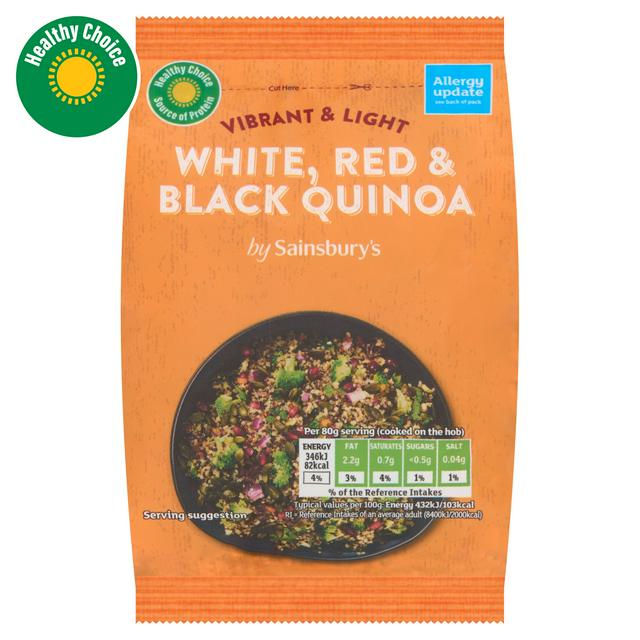 Sainsbury's White Red & Black Quinoa 300g