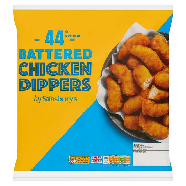 Sainsbury's Battered Chicken Dippers x44 1kg