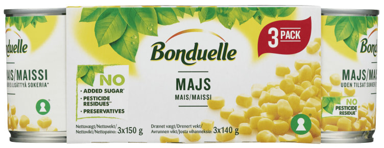 Gourmetmais Crispy 3pk 450g Bonduelle