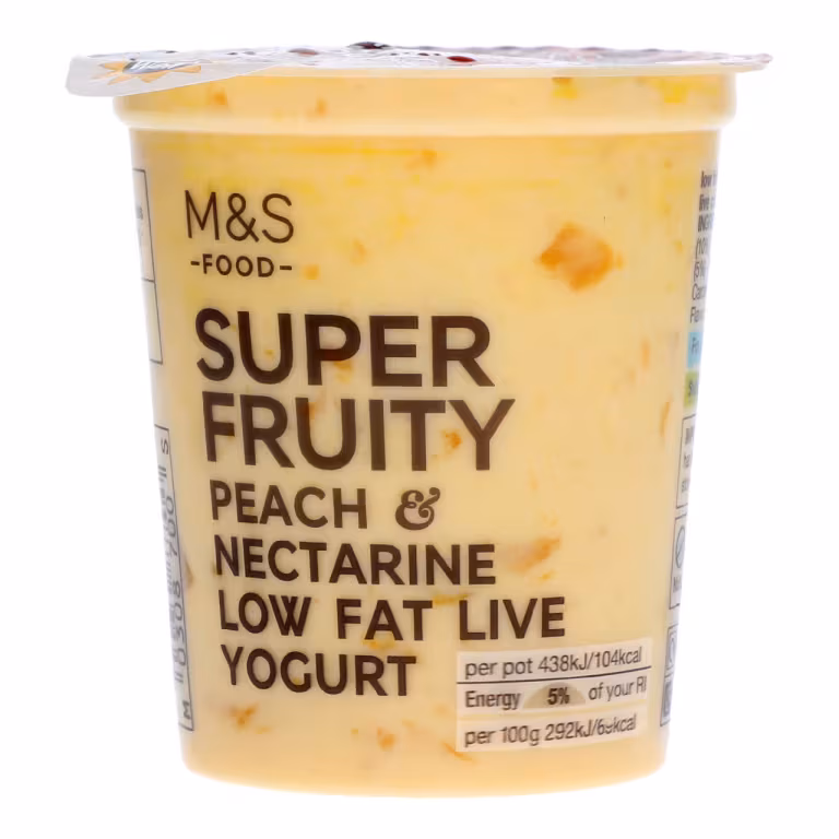 M&S Super Fruity Low Fat Yogurt