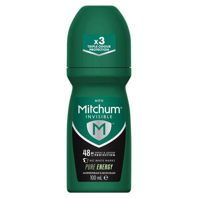 Mitchum Invisible Men 48HR Protection Pure Energy Anti-Perspirant & Deodorant 100ml