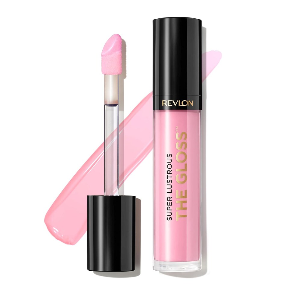 Revlon Super Lustrous Lip Gloss, Sky Pink High Shine Finish Hydrating Lip Color
