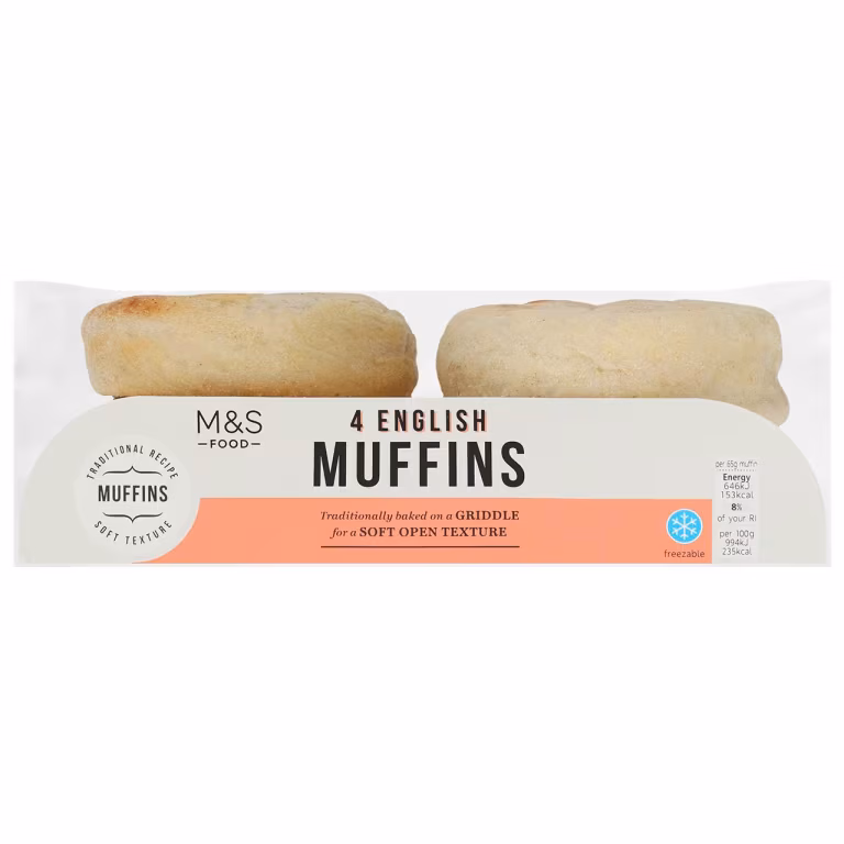 M&S 4 Ultimate English Muffins