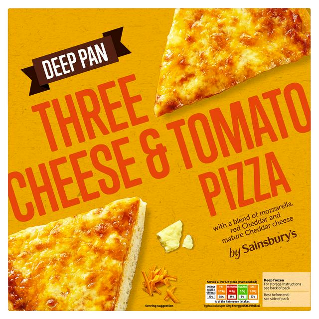 Sainsbury's Deep Pan Cheese & Tomato Pizza 387g