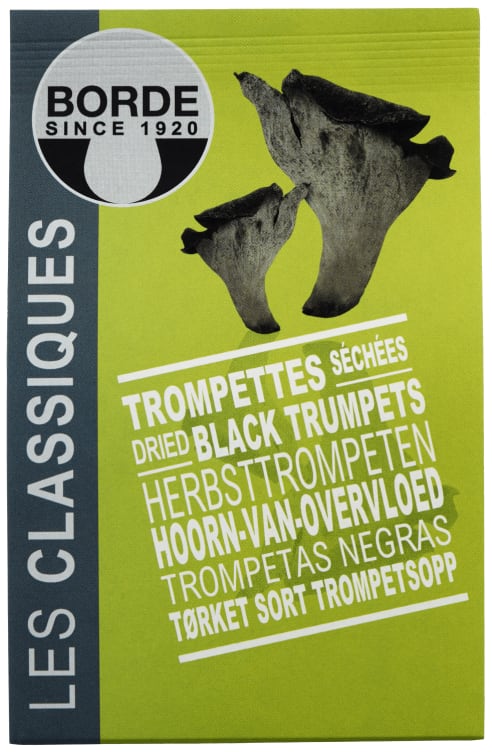 Trompetsopp Sort Tørket 20g Borde