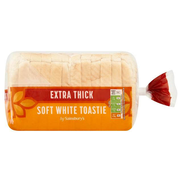 Sainsbury's Toastie Sliced White Bread 400g