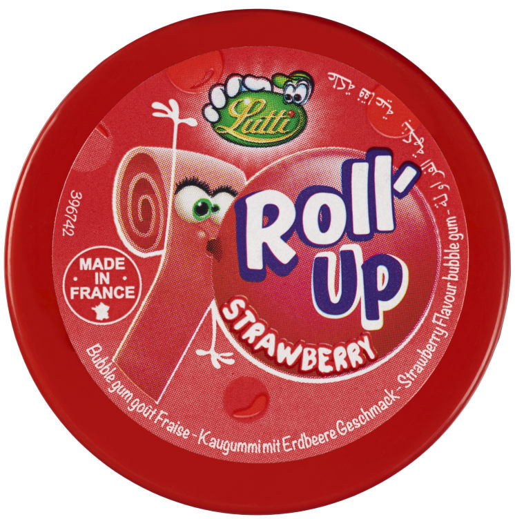 Rollup Strawberry 29g Lutti
