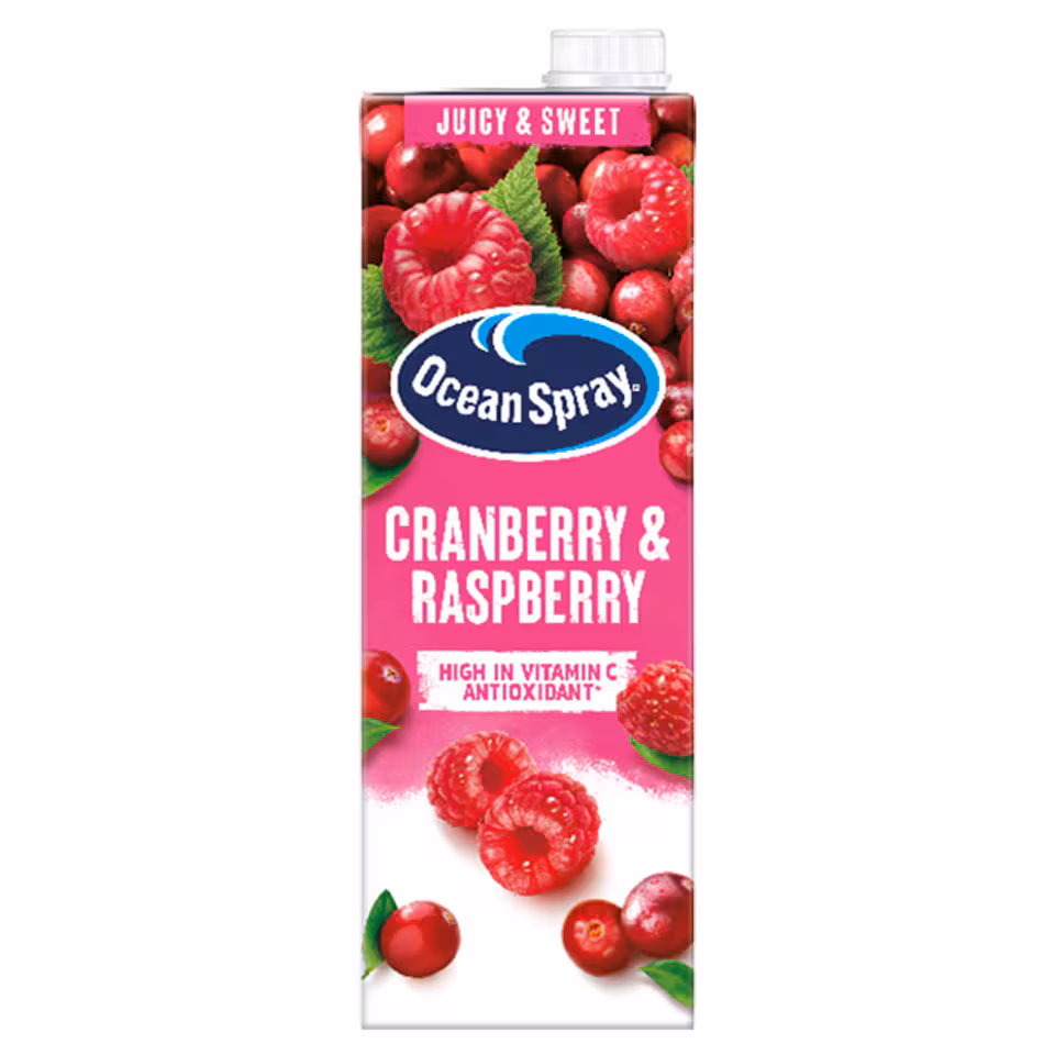 Ocean Spray Cranberry & Raspberry Juice Drink 1 Litre