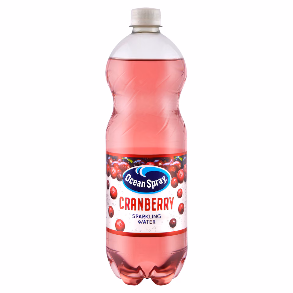 Ocean Spray Sparkling Water Cranberry 1 Litre