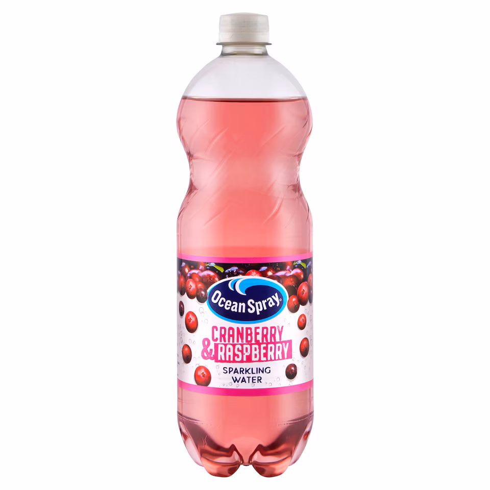 Ocean Spray Cranberry & Raspberry Sparkling Water 1L