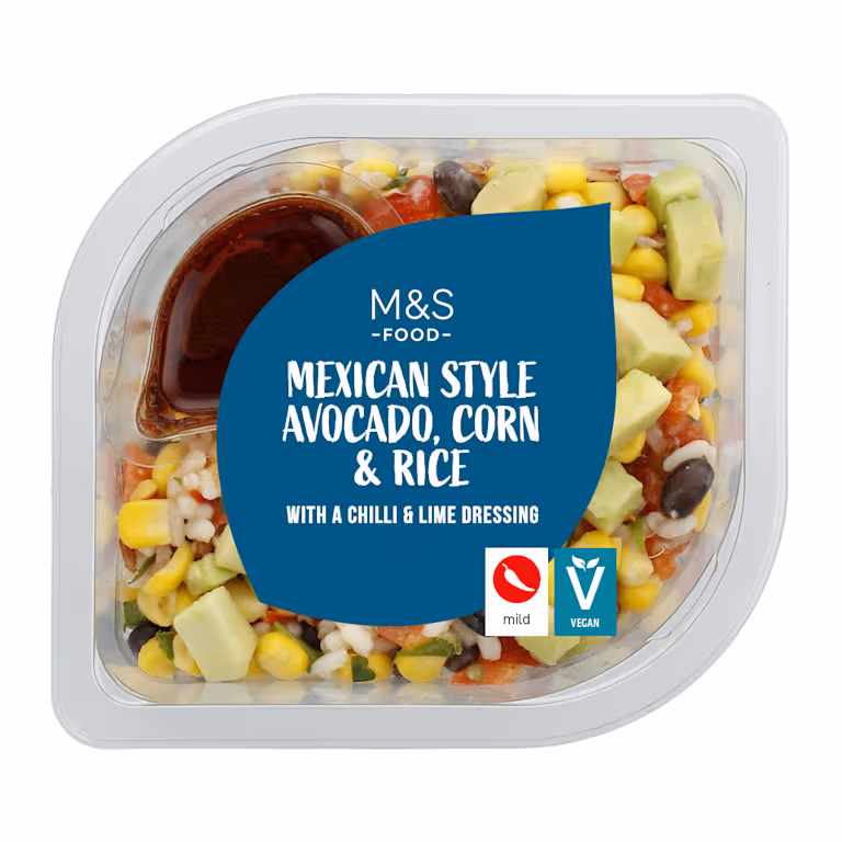 M&S Mexican-Style Rice and Avocado