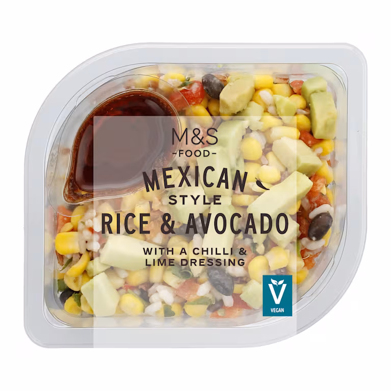 M&S Mexican-Style Rice and Avocado