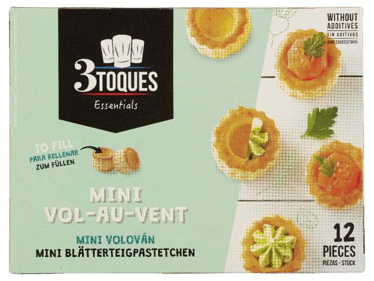 Bouchees Mini 12stk 66g 3toques