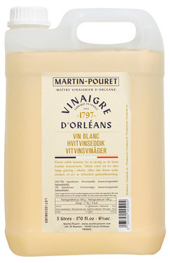 Hvitvinseddik 5l Martin Pouret