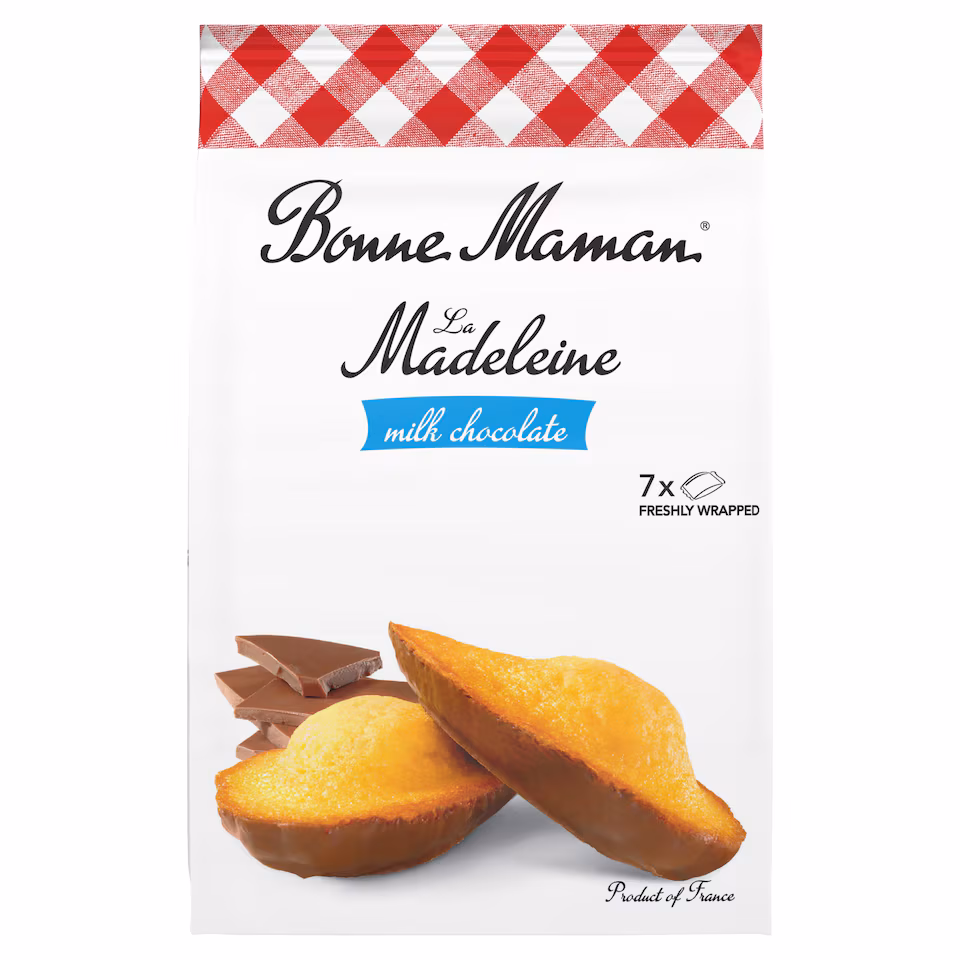 Bonne Maman Chocolate Madeleines with Milk 7 Pack