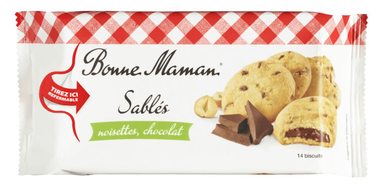 Kjeks m/Sjokolade &Hasselnøtt 150g Bonne Maman