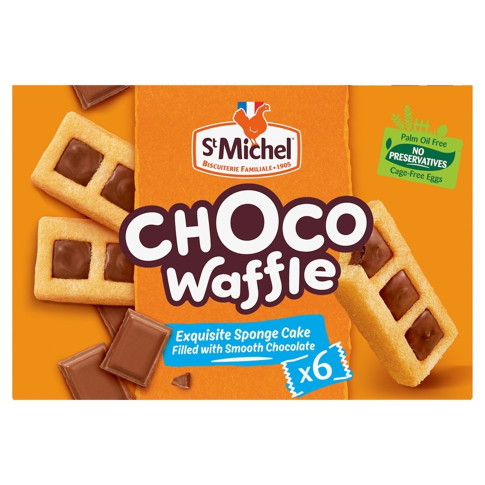 St Michel Choco Waffle 6 Pack 180G