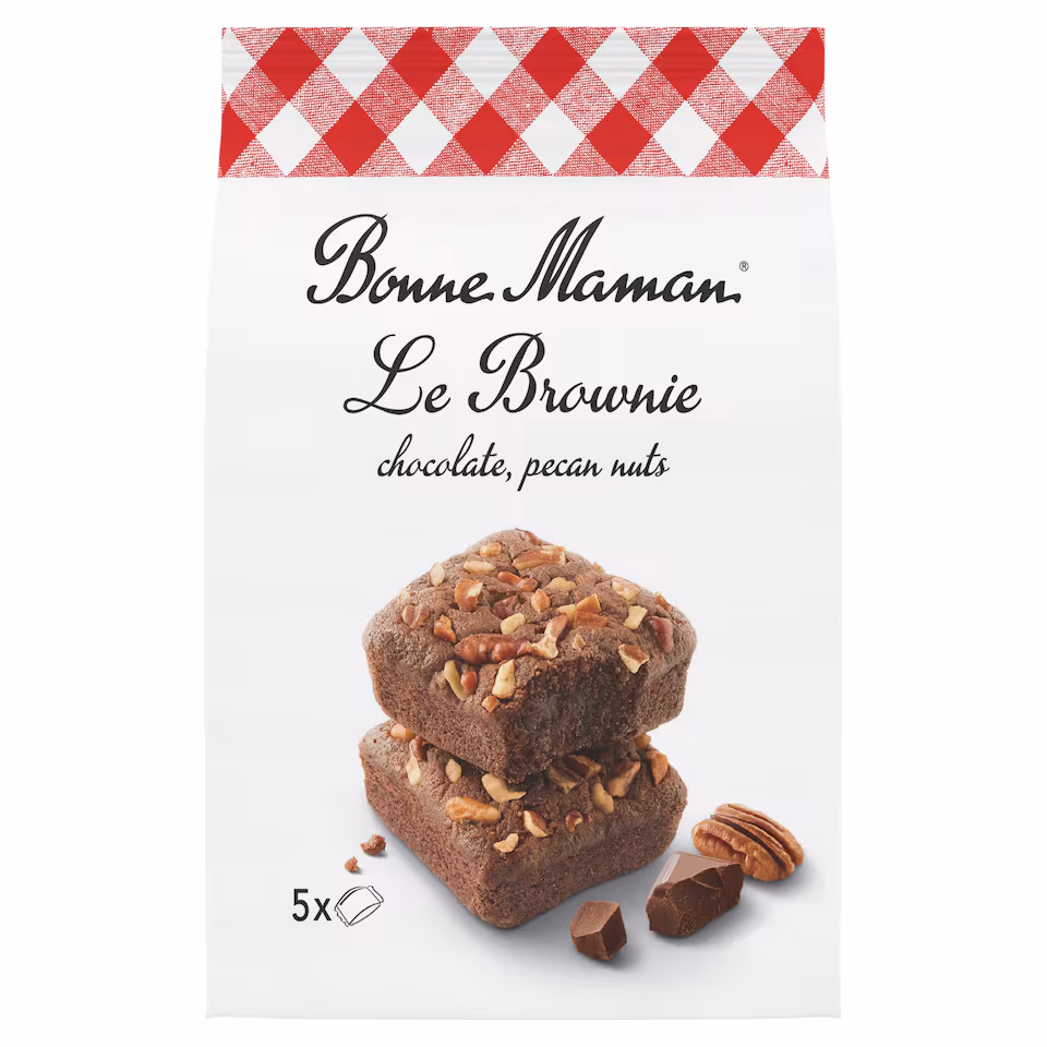 Bonne Maman Chocolate Pecan Brownies 175g