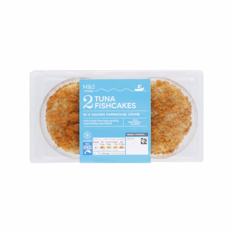 M&S 2 Tuna Fishcakes