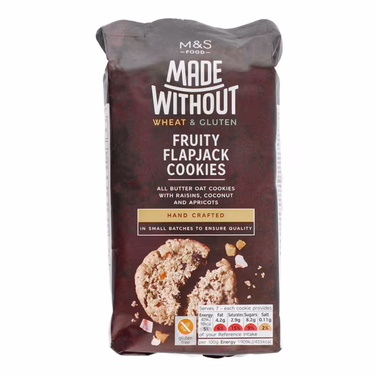 M&S Made Without Wheat & Gluten Fruity Flapjack Cookies