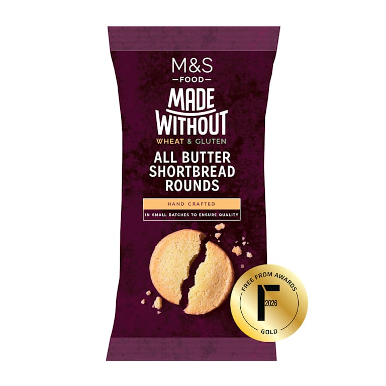 M&S Made Without Wheat All Butter Shortbread Rounds