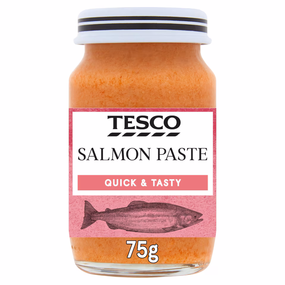 Tesco Salmon Paste 75G