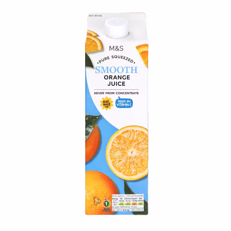 M&S Pure Squeezed Orange Juice Smooth