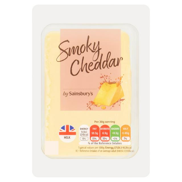 Sainsbury's Smoky Cheddar Cheese 200g
