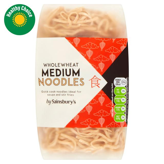 Sainsbury's Wholewheat Medium Noodles 250g