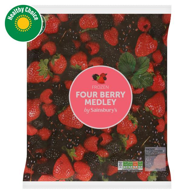 Sainsbury's Four Berry Medley Frozen Fruit 1kg