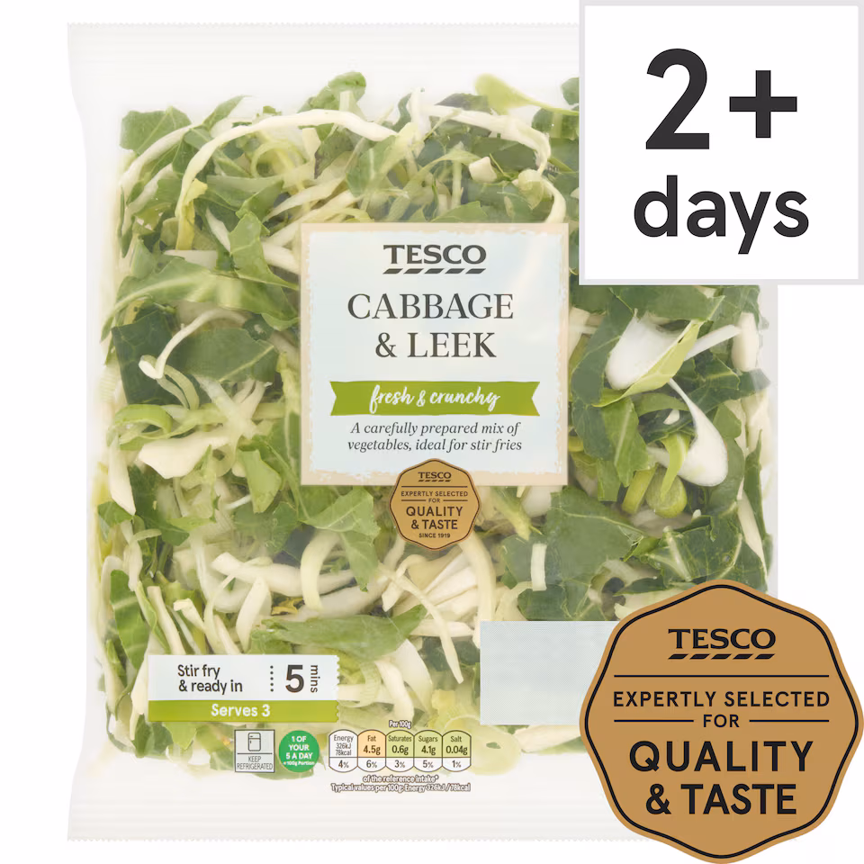 Tesco Cabbage And Leek