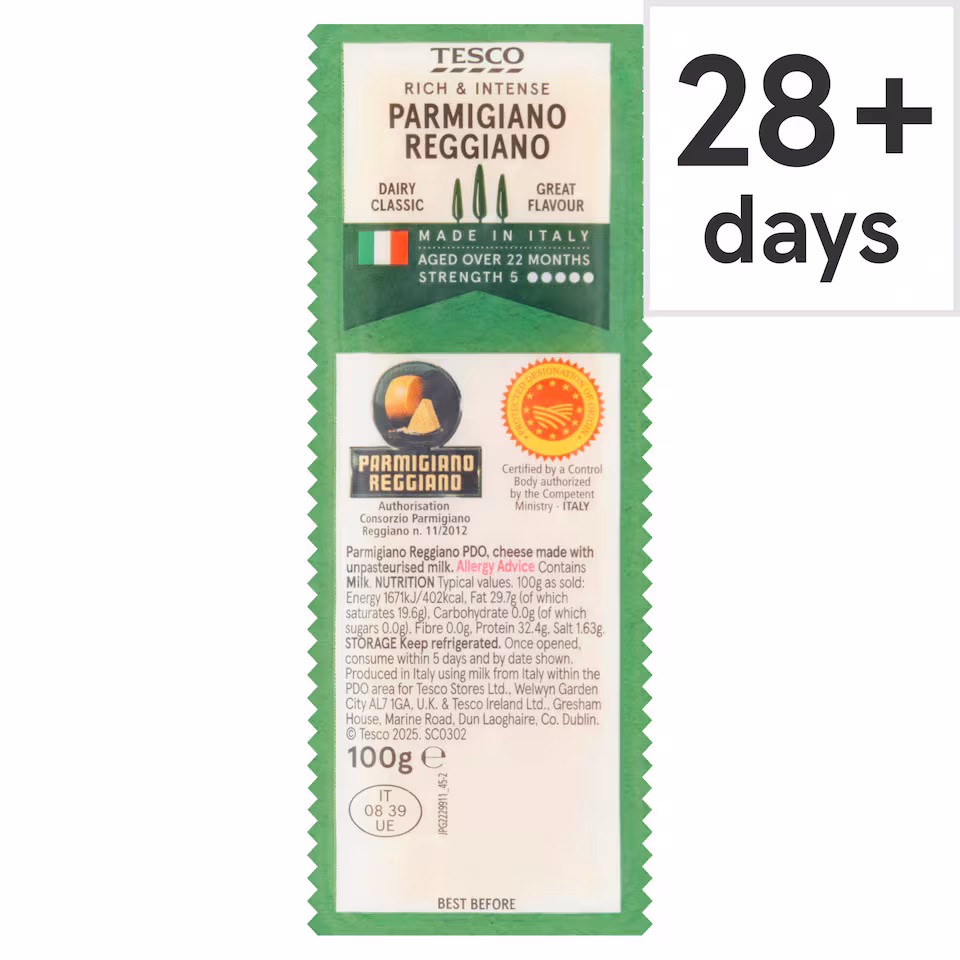 Tesco Parmigiano Reggiano 100G