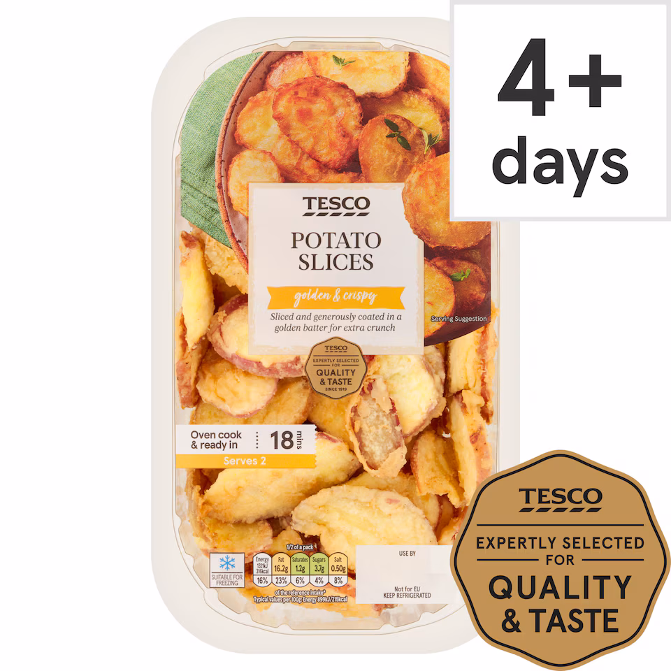 Tesco Potato Slices 350G