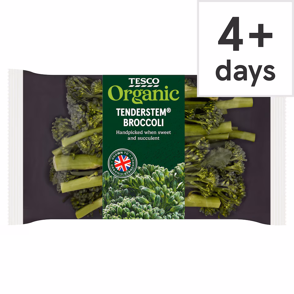 Tesco Organic Tenderstem Broccoli 200G