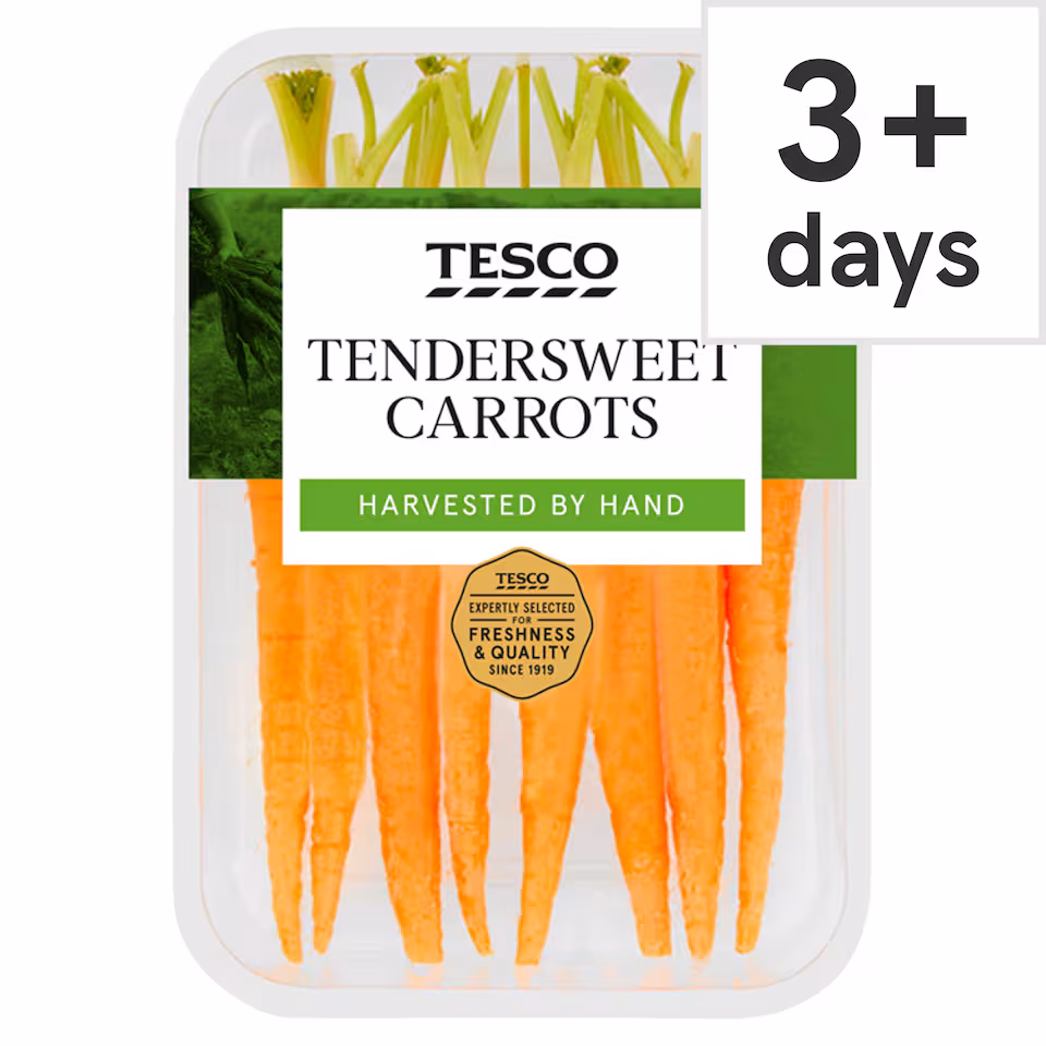Tesco Tendersweet Carrots 150G