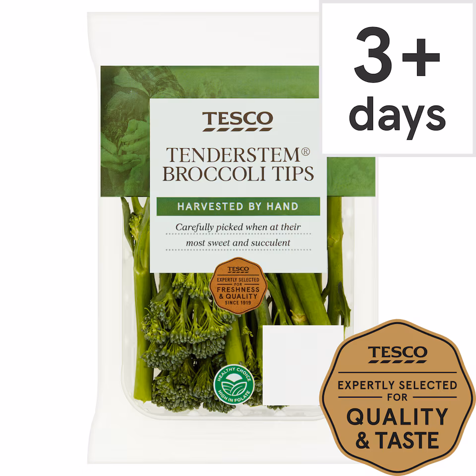 Tesco Tenderstem Broccoli Tips 120G