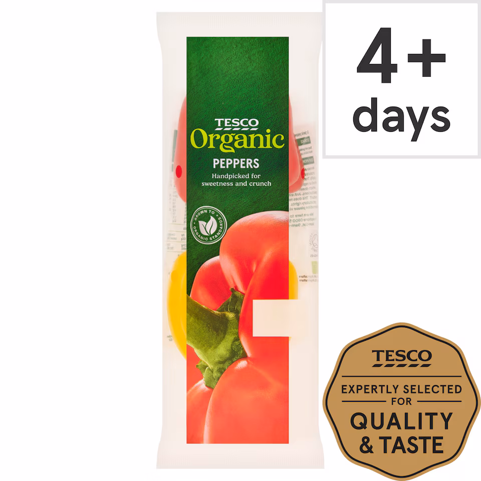 Tesco Organic Pepper 250G