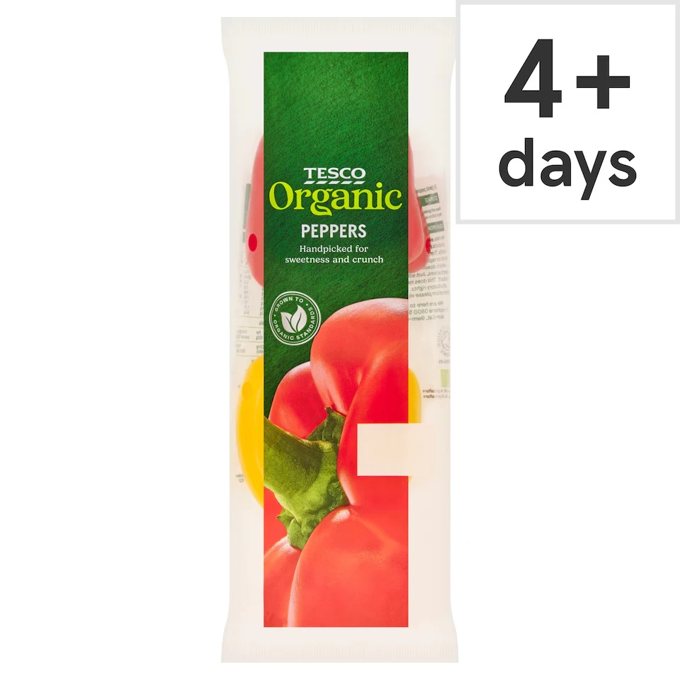 Tesco Organic Pepper 250G