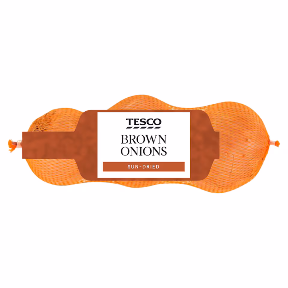 Tesco Brown Onions 3 Pack