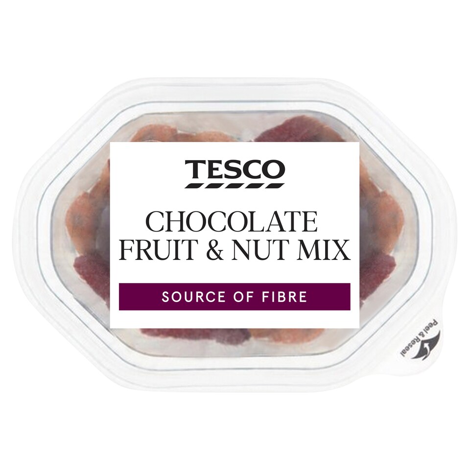 Tesco Chocolate Fruit & Nut Mix Snack Pack 60G
