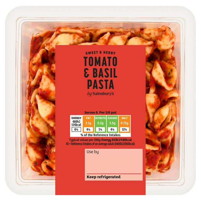 Sainsbury's Tangy Tomato & Basil Pasta 470g